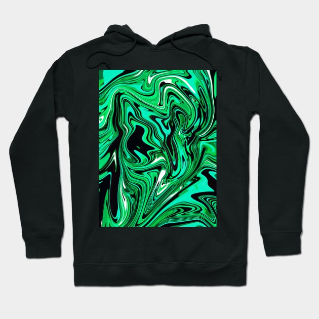 malachite pattern Hoodie by K_314